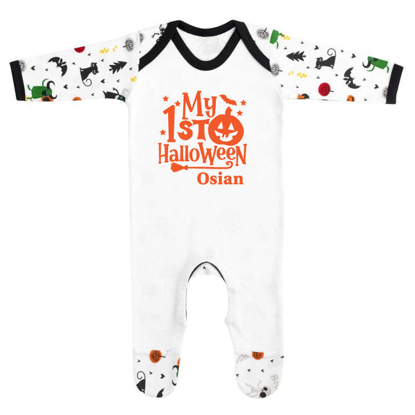 Baby store halloween sleepsuits